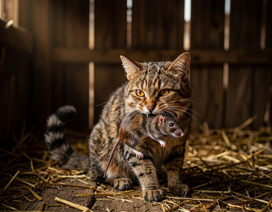 Кошки-крысоловки: лучшие породы для службы в сарае