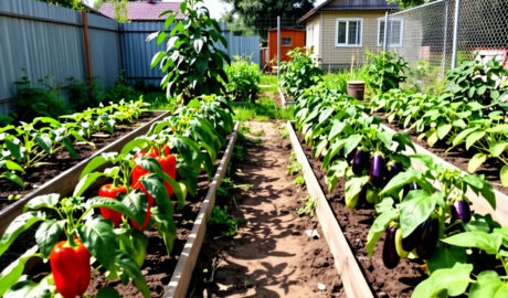 Высадка перцев и баклажанов: почему они любят тесноту и тепло
